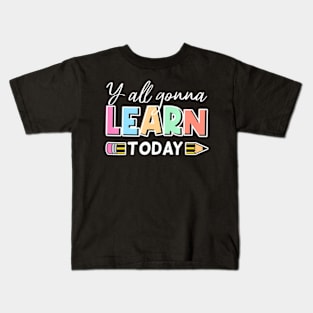 Learn Today Back To School Retro Teacher School Kids T-Shirt